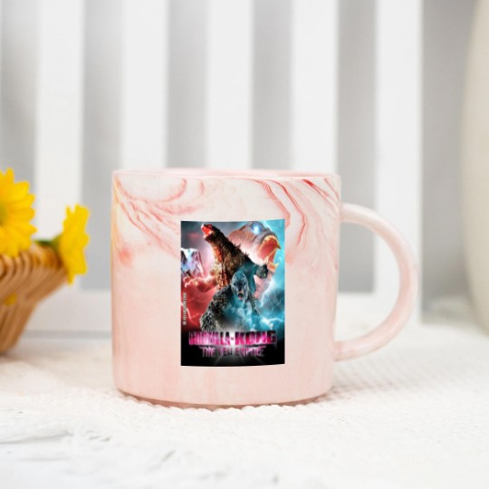 Discover god zilla X Kong The New Empire Marble Mugs