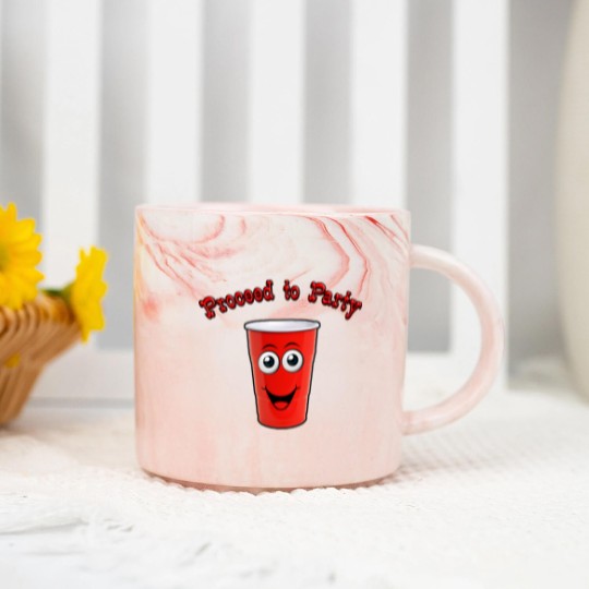 Discover Red Solo Cup - Proceed to Party Marble Mugs