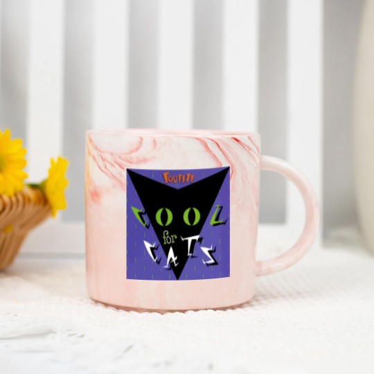 Discover Squeeze Cool For Cats Cool Cats Purple Green Marble Mugs
