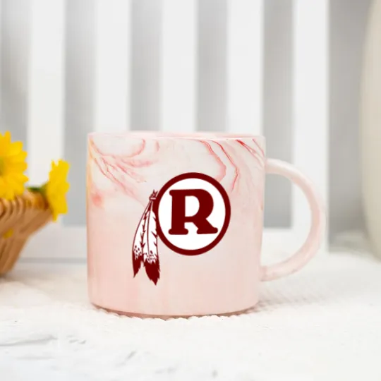 Discover Redskin 1970 Marble Mugs