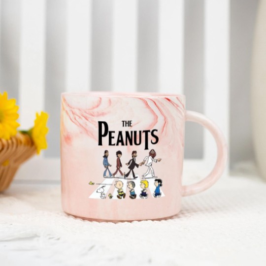 Discover The peanut walking Abbey Road Marble Mugs Marble Mugs