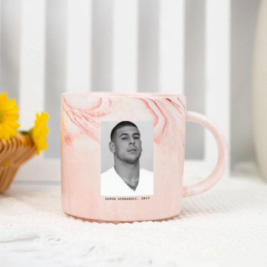Discover Aaron Hernandez, 2013 Mugshot Marble Mugs