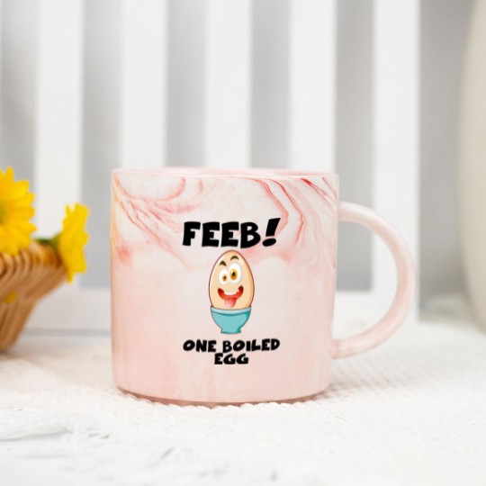 Discover Feeb...One Boiled Egg - Egg - Marble Mugs