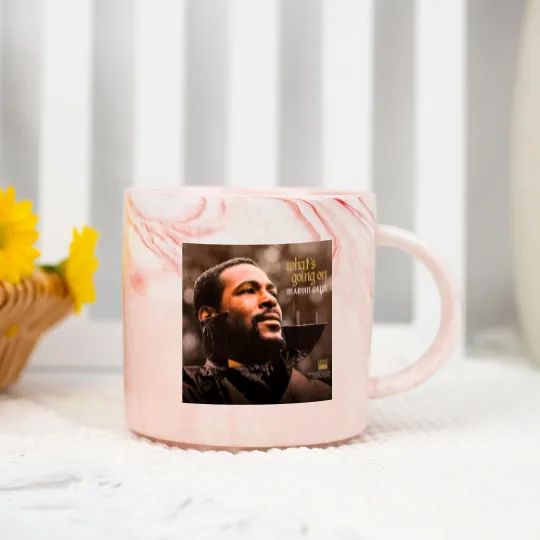 Discover Marvin Gaye - What's Going On Marble Mugs