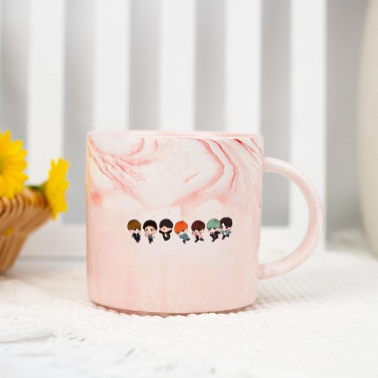 Discover BTS Members Marble Mugs, BTS Fan Marble Mugs, Bangtan Boys