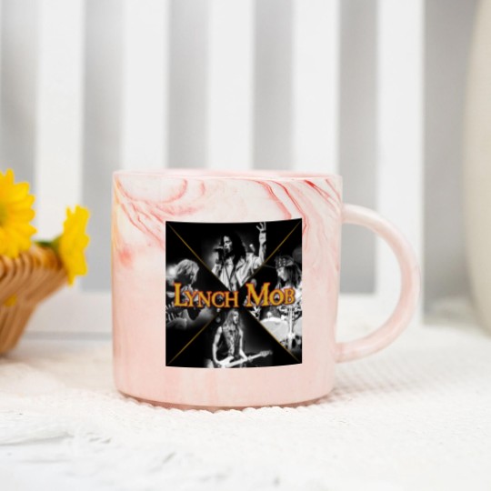 Discover Lynch Mob World Tour Marble Mugs, Vintage Lynch Mob Band Marble Mugs, Retro Lynch Mob Band Marble Mugs