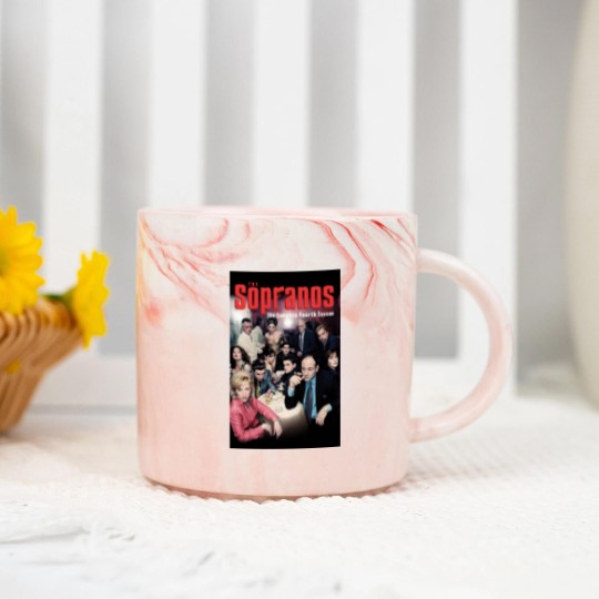 Discover Sopranos Marble Mugs Sopranos Stickers Sticker Marble Mugs