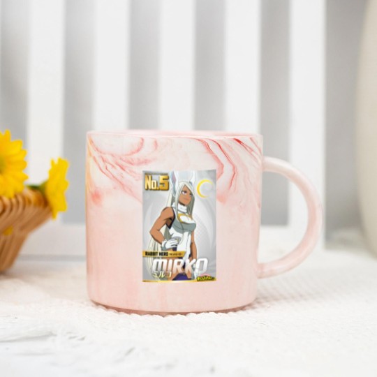 Discover Hero Mirko From Bnha Marble Mugs