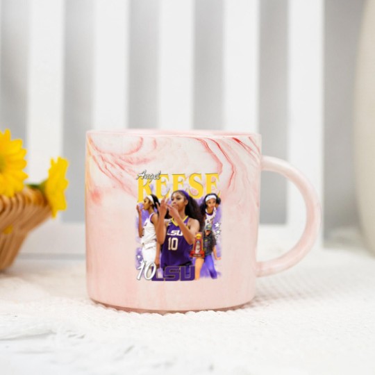Discover Angel Reese Vintage Marble Mugs