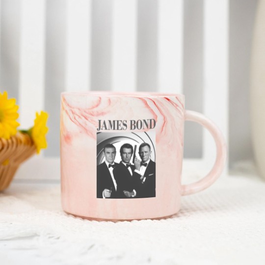 Discover James Bond Movie Marble Mugs, James Bond Marble Mugs, Vintage Marble Mugs