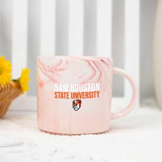 Discover sam houston state bearkats stacked pullover Marble Mugs