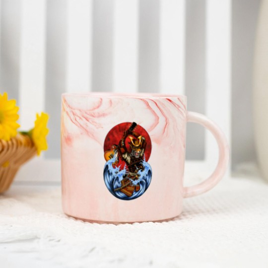 Discover Six String Samurai Marble Mugs