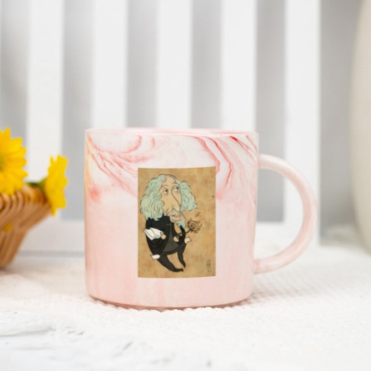 Discover El Caballero de Paris, Heyder Luis Reyes, Backroom Art Marble Mugs