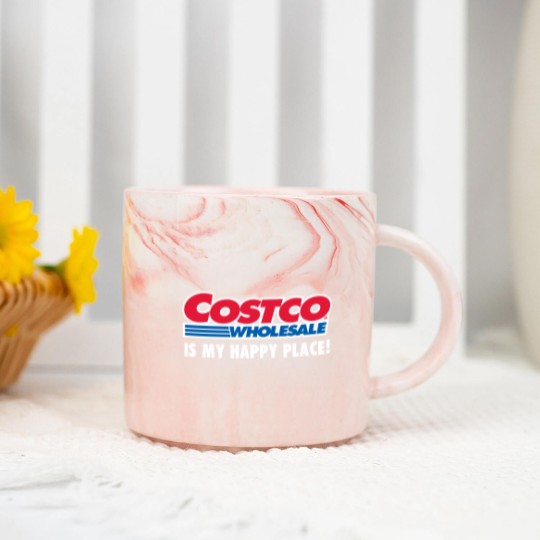 Discover Costco Is My Happy Place Marble Mugs