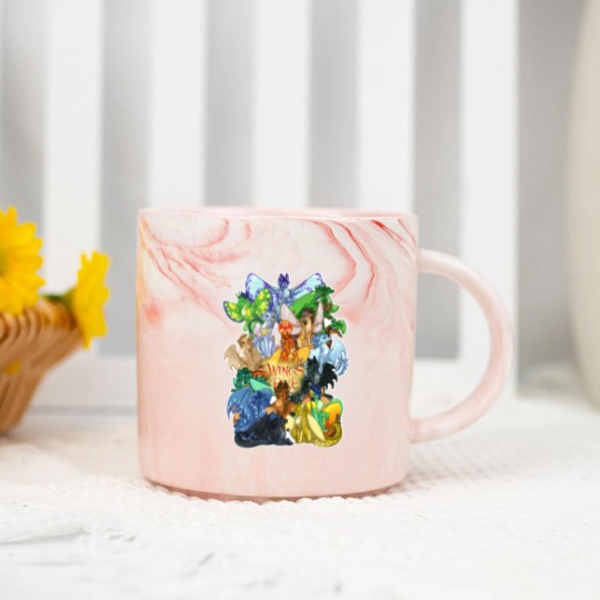 Discover Wings of Firee Wings of Firee Wings of Firee Marble Mugs