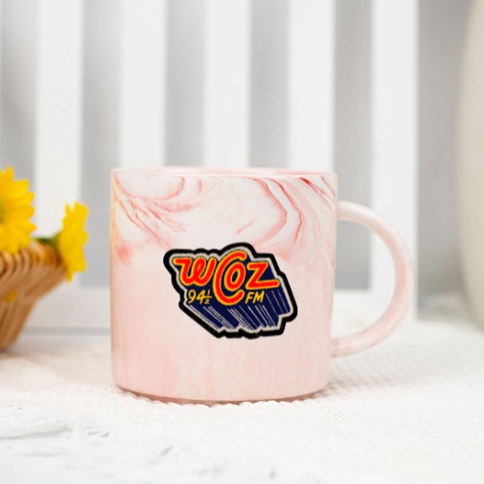 Discover Defunct WCOZ Radio Marble Mugs