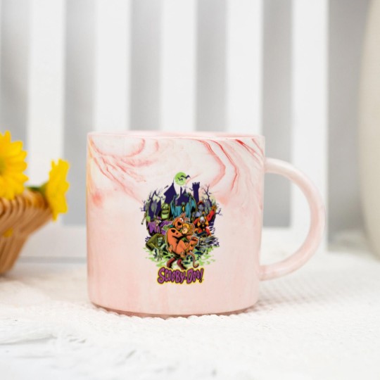 Discover Scooby Do  and Shaggy Chased Marble Mugs