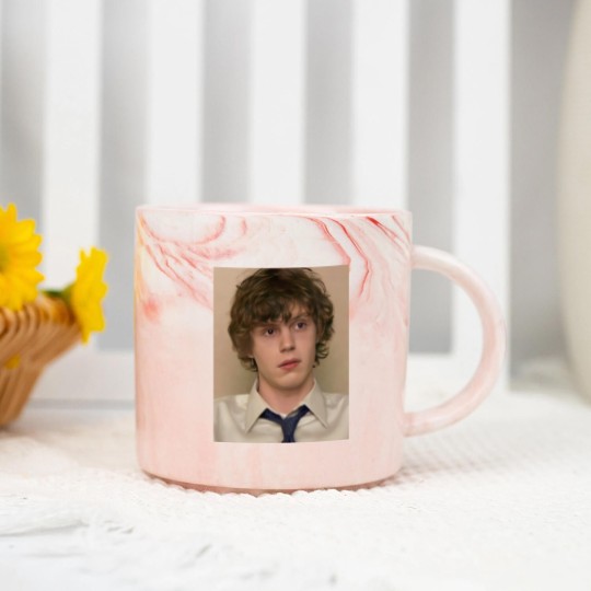 Discover EVAN PETERS Marble Mugs | Evan Peters Homage Marble Mugs