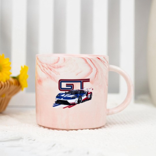 Discover GT IMSA GTLM Race Car Premium Marble Mugs