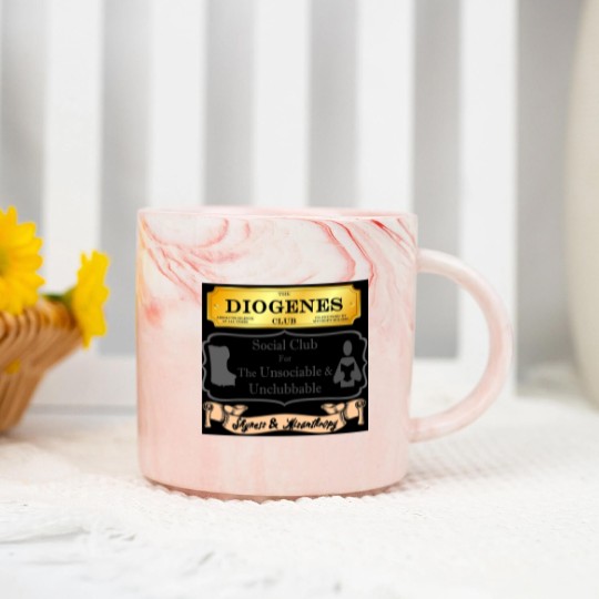 Discover Mycroft Holmes - Diogenes Club - For The Unsociable  Unclubbable Marble Mugs
