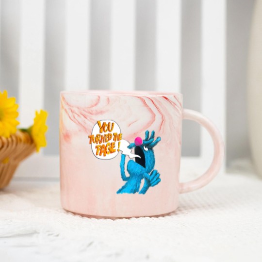 Discover Retro Vintage The Monster at The End of This Book, Monster You Turned The Page Marble Mugs