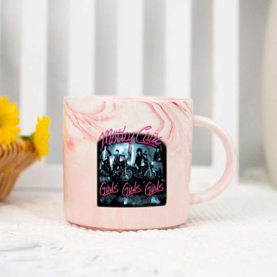 Discover Motley Crue Girls Girls Girls Black Marble Mugs