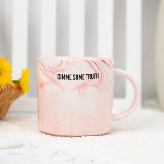 Discover Gimme Some Truth Marble Mugs
