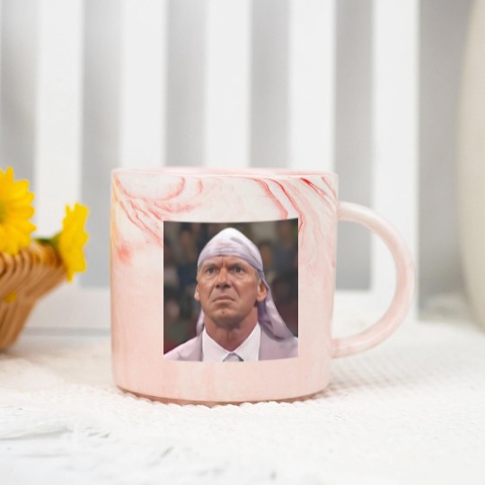 Discover Vince Mcmahon Durag Wrestling Fan Marble Mugs
