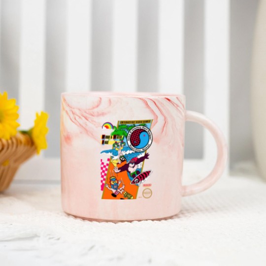 Discover T C Town and Country Surf Designs Vintage Replica Marble Mugs