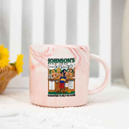 Discover Big Johnson Pro Shop Marble Mugs