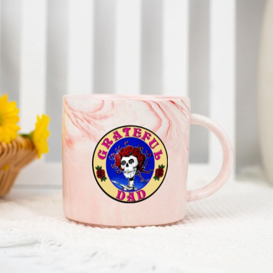 Discover Grateful Dad Marble Mugs