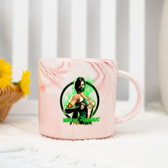 Discover Mortal Kombat Jade Marble Mugs, Mortal Kombat Marble Mugs Fan Gifts, Jade Marble Mugs, Mortal Kombat Game Marble Mugs