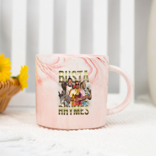 Discover Busta Rhymes Marble Mugs Vintage Hip Hop 90s Retro Graphic Marble Mugs