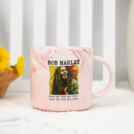Discover Every Little Thing Gonna Be Alright Bob Marley Marble Mugs