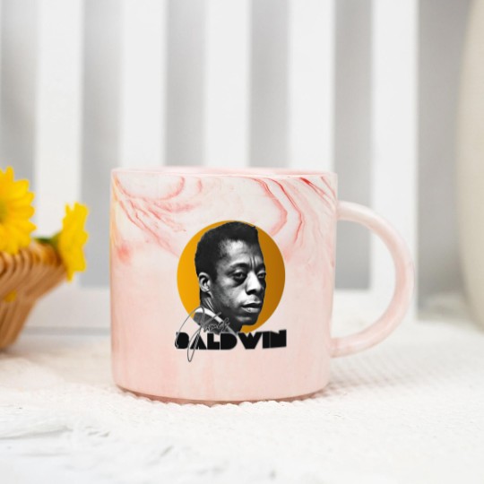 Discover Retro James Baldwin Gold Tribute - James Baldwin - Marble Mugs