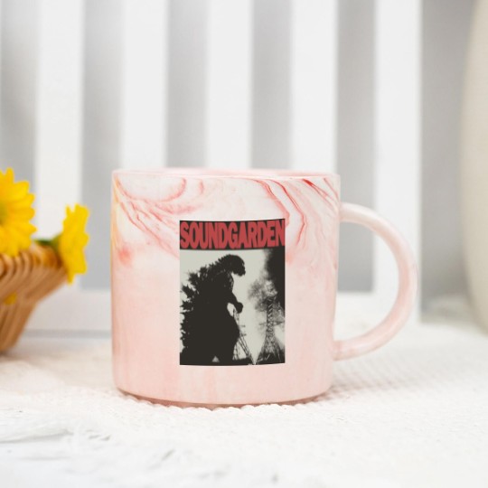 Discover Vintage Soundgarden Marble Mugs - Rock Music Marble Mugs - Chris Cornell