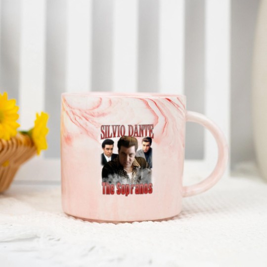 Discover Silvio Dante Marble Mugs ,The Sopranos Homage Marble Mugs