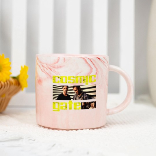 Discover cosmic gate trance dessign Marble Mugs
