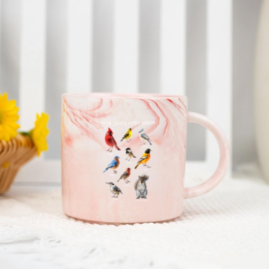 Discover Bird Marble Mugs, How to Identify Birds Marble Mugs