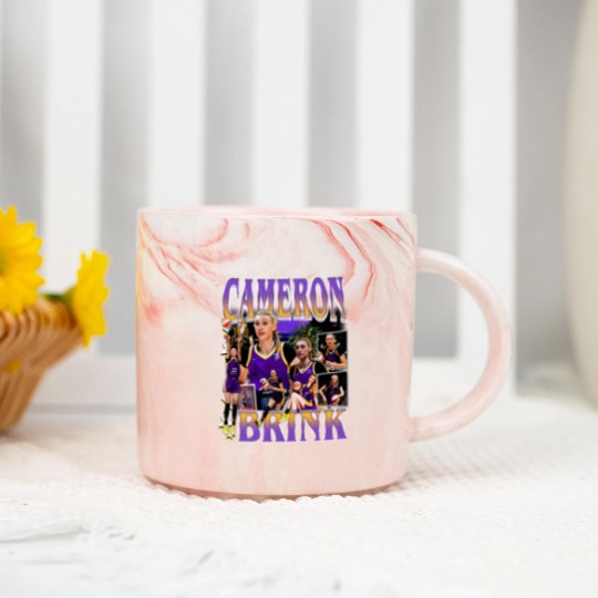 Discover Cameron Brinks Los Angeles Women's Basketball Marble Mugs