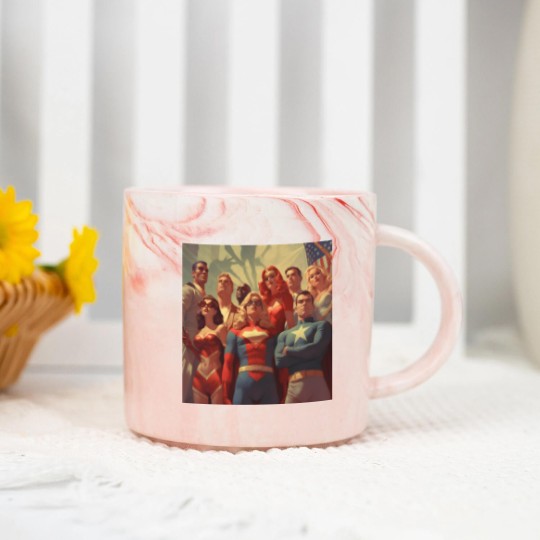 Discover justice society of America Marble Mugs
