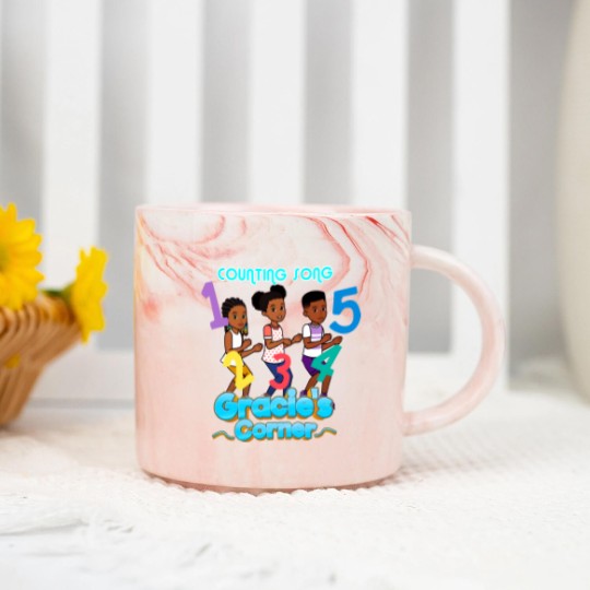 Discover Gracies Corner Phonics Kids Merch Marble Mugs