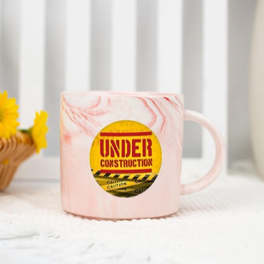 Discover under construction Marble Mugs