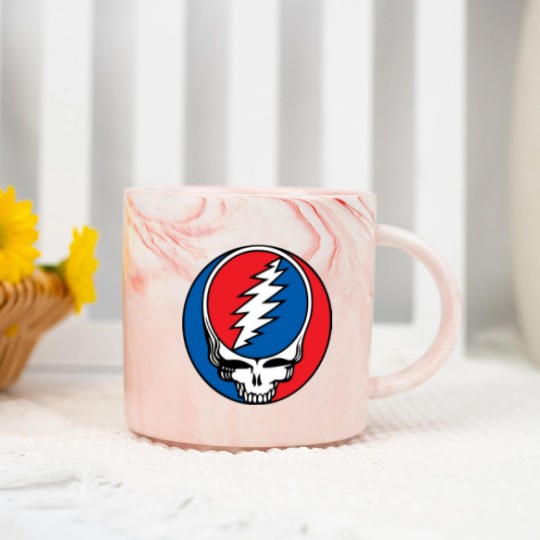 Discover Grateful Steal Your Face Marble Mugs