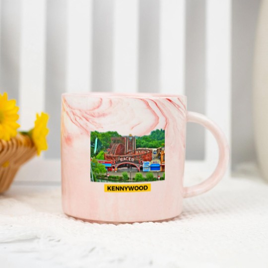 Discover Kennywood amusement park Marble Mugs