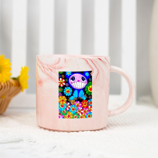 Discover Murakami paint art Canvas Print Marble Mugs