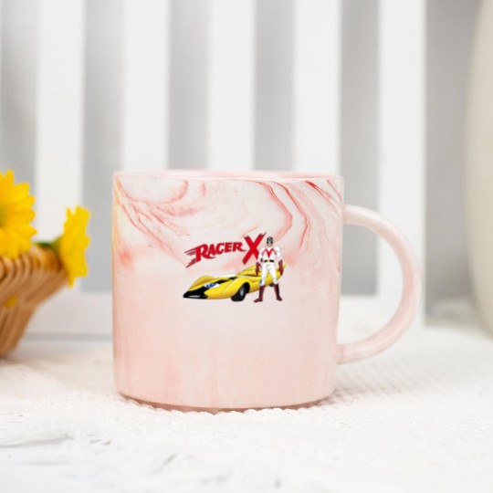 Discover Racer X Tribute to Original 60s Speed Racer Cartoon Series Marble Mugs