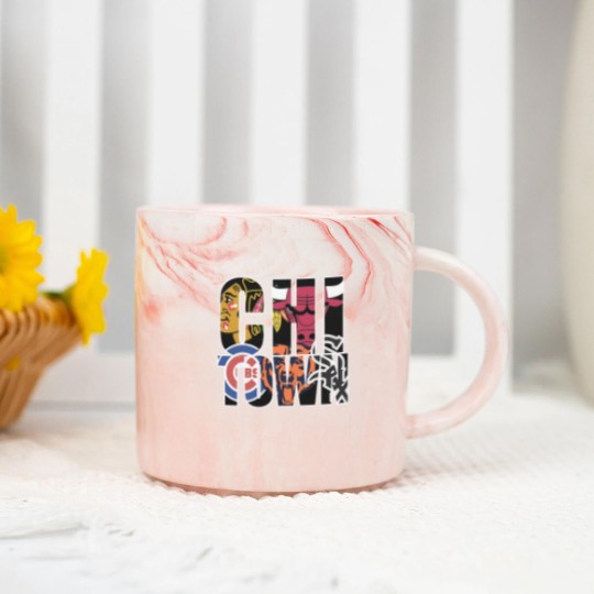 Discover Chicago Marble Mugs - Chi town chicago sports Marble Mugs
