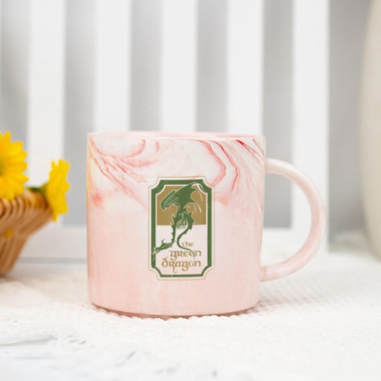 Discover Lord Rings Green Dragon Tavern Marble Mugs