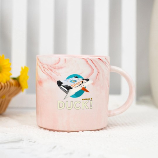 Discover DUCK! Season 4 The popular combat robot now has fabulous merch. Marble Mugs